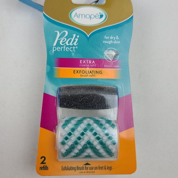 NEW 6 Pack 2pcs Amope Pedi Refills Extra Coarse  Exfoliating - Picture 2 of 4